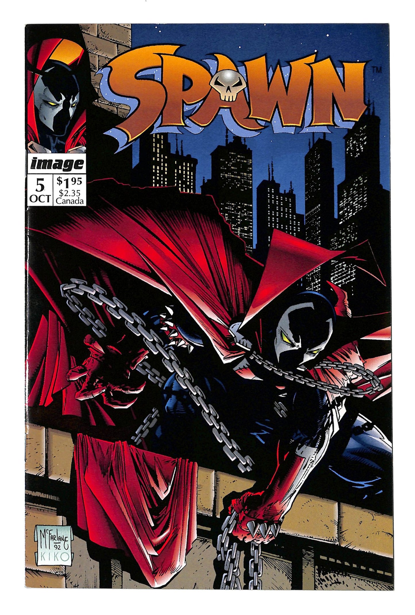 Spawn 1992 #5 - back issue - $10.00