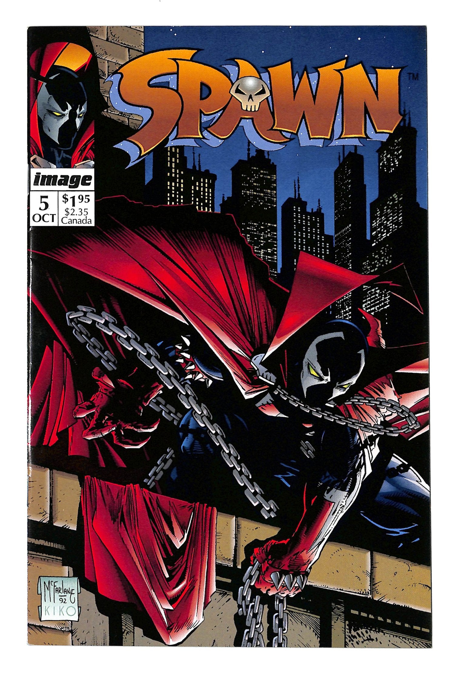 Spawn 1992 #5 - back issue - $10.00
