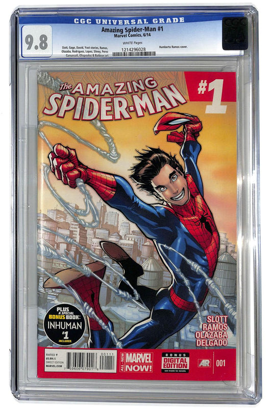 The Amazing Spider-Man 2014 #1 - CGC 9.8 - $120.00