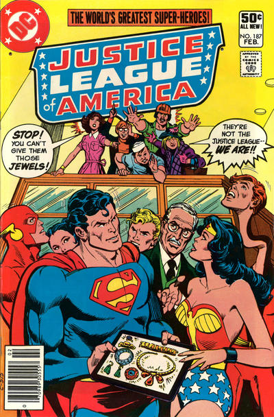 Justice League of America 1960 #187 Newsstand ed. - back issue - $10.00