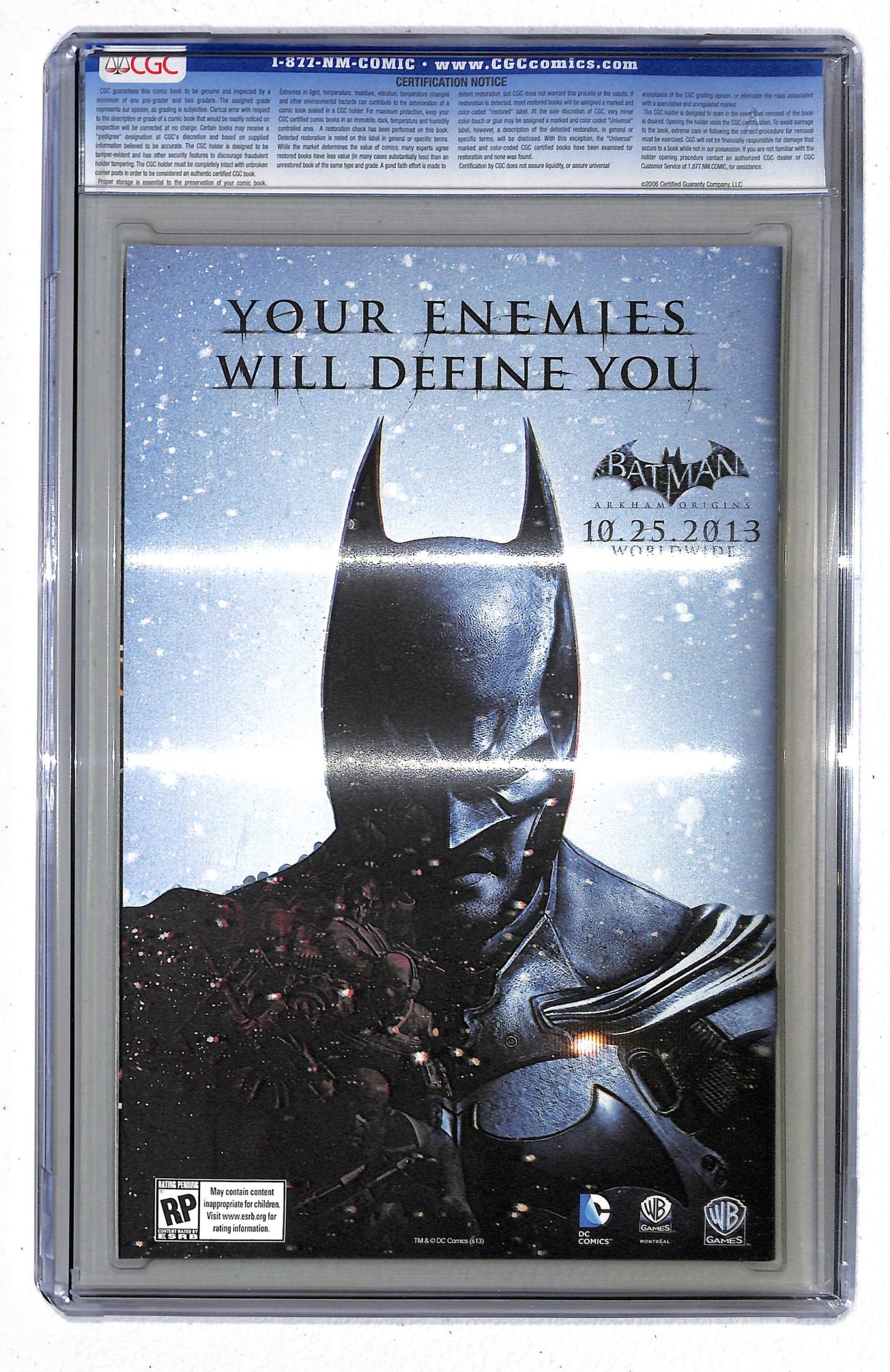 Batman: The Dark Knight 2011 #23.4 3-D Motion Cover - back issue - $40.00