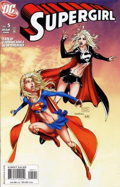 Supergirl 2005 #5 Michael Turner / Ian Churchill Cover - back issue - $15.00