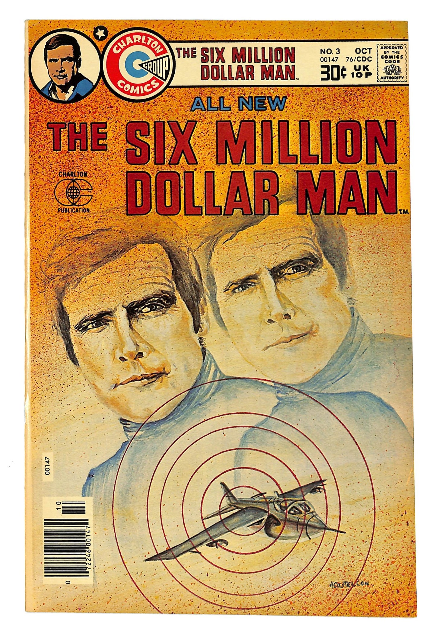 The Six Million Dollar Man 1976 #3 - back issue - $20.00