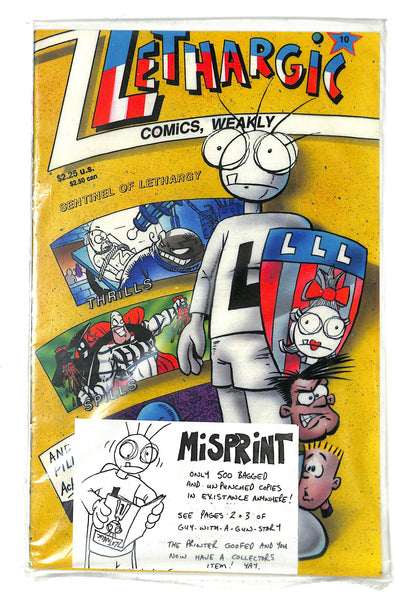 Lethargic Comics Weakly 1992 #10 - back issue - $10.00