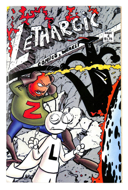 Lethargic Comics, Weakly 1991 #4 Signed by Greg Hyland - back issue - $10.00