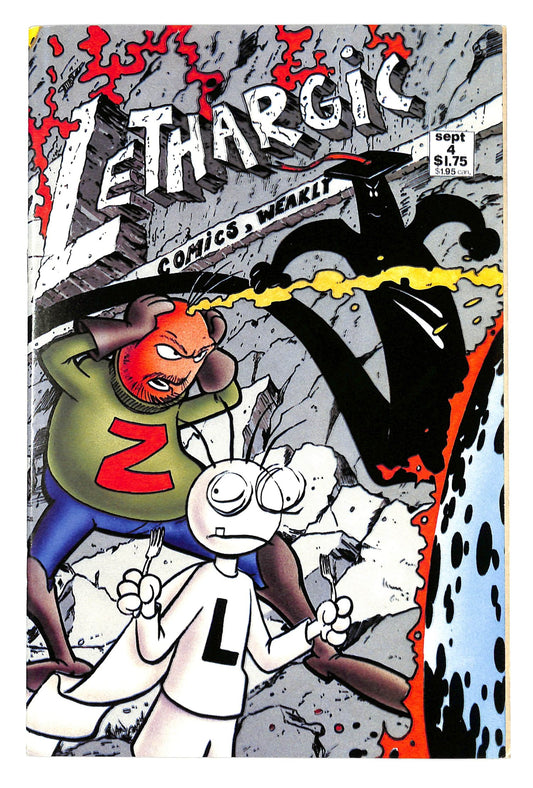 Lethargic Comics, Weakly 1991 #4 Signed by Greg Hyland - back issue - $10.00