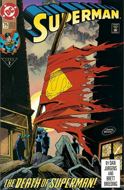 Superman 1987 #75 Direct ed. - back issue - $10.00