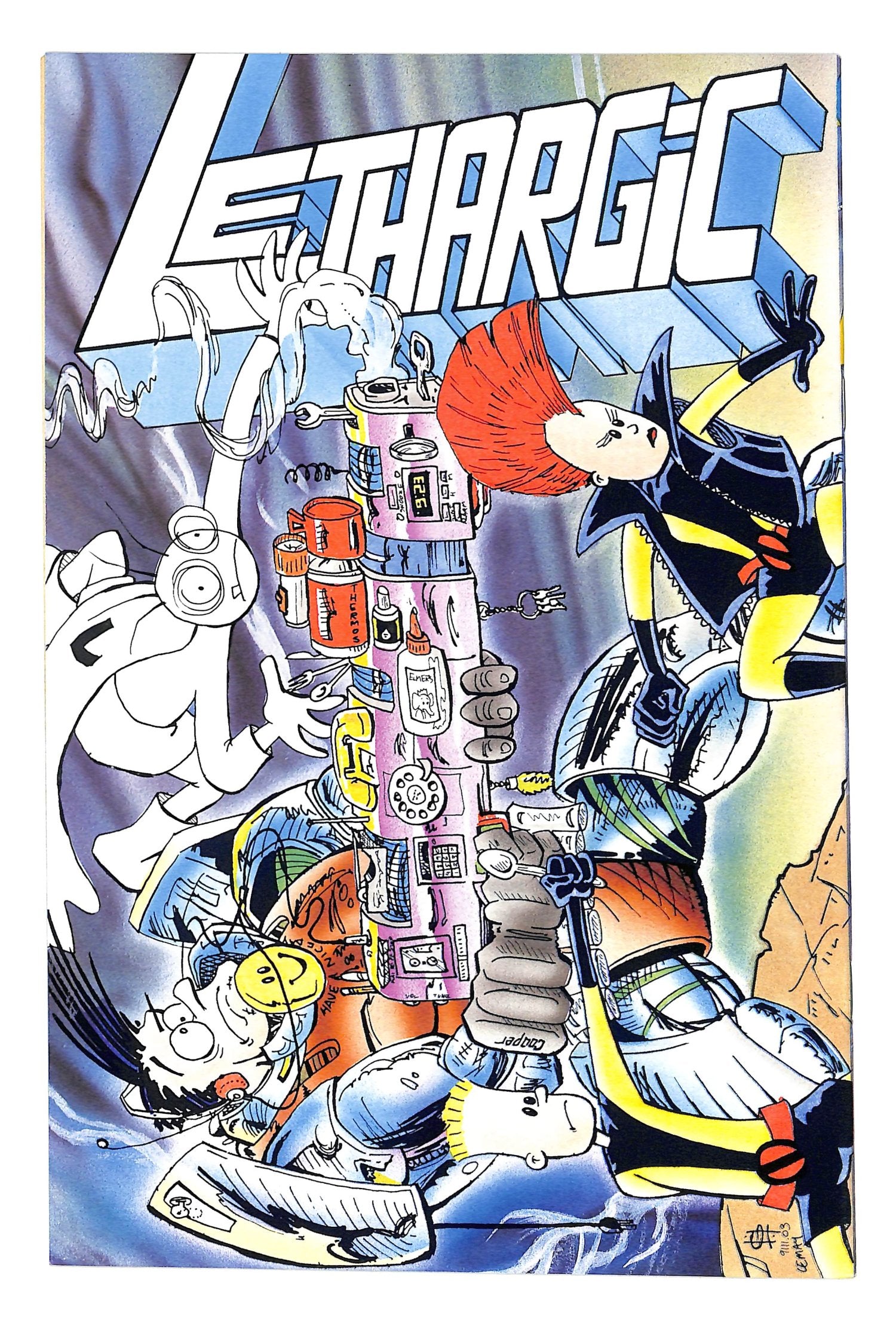 Lethargic Comics Weakly 1992 #9 - back issue - $10.00