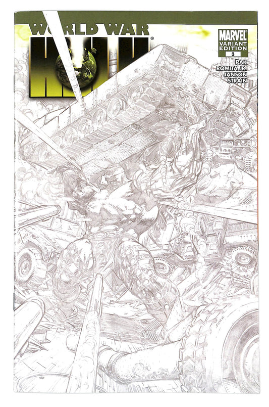 World War Hulk 2007 #3 Sketch Variant Edition - back issue - $15.00