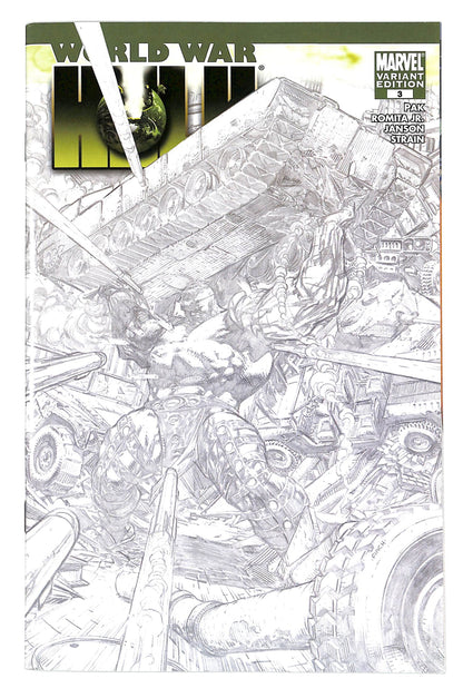 World War Hulk 2007 #3 Sketch Variant Edition - back issue - $15.00