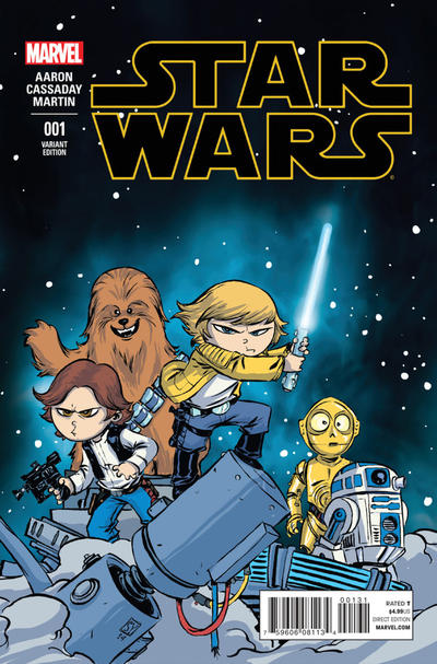 Star Wars 2015 #1 Skottie Young Babies Variant - back issue