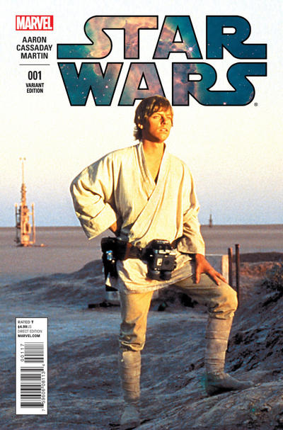 Star Wars 2015 #1 Luke Skywalker Movie Variant - back issue