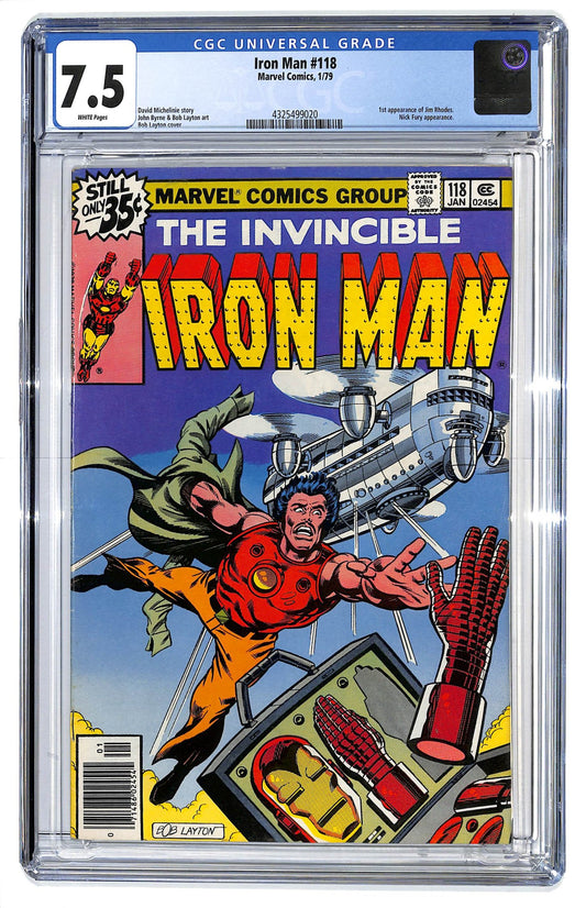 Iron Man 1968 #118 Regular Edition - CGC 7.5 - $120.00