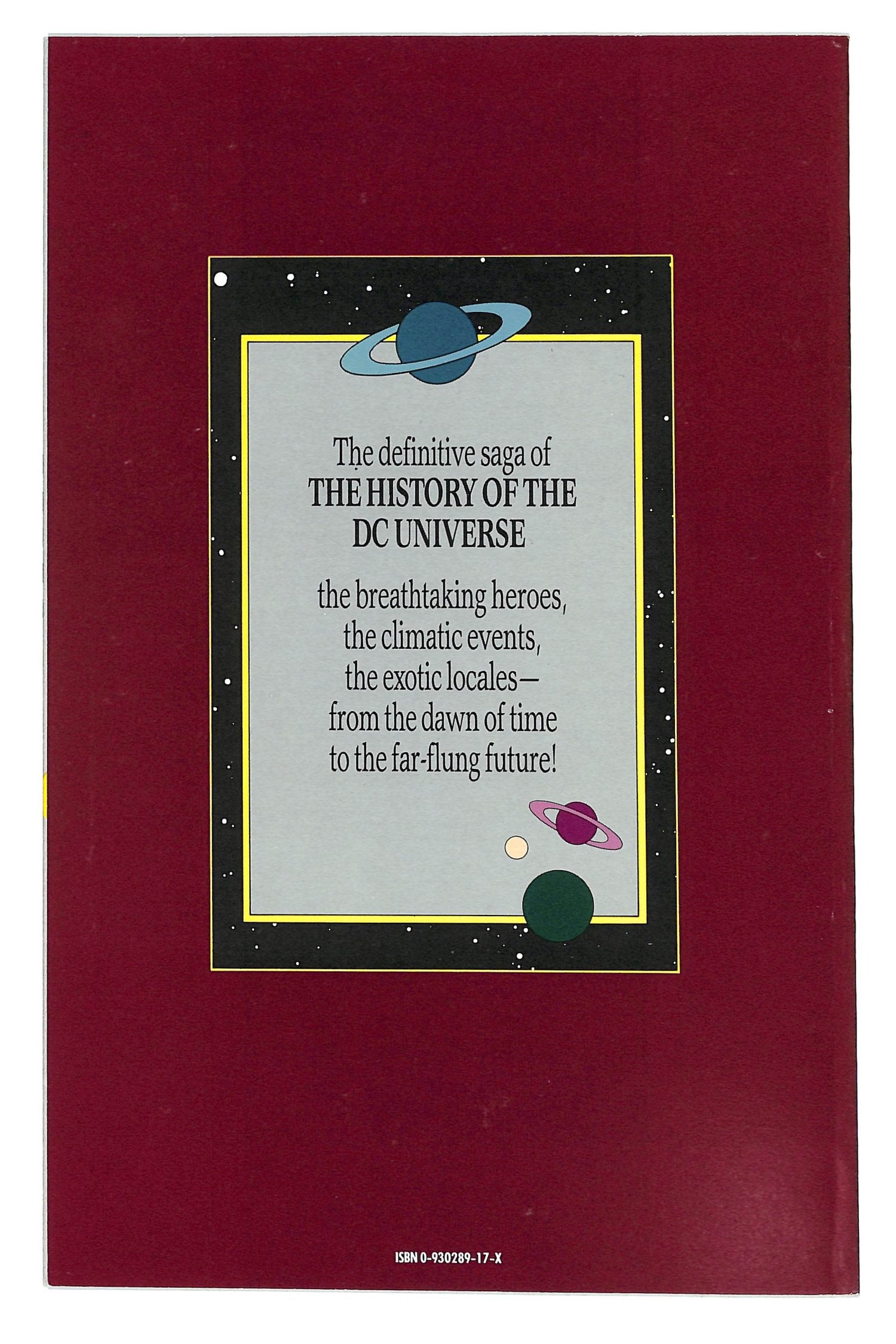 History of the DC Universe 1986 #1 - back issue - $10.00