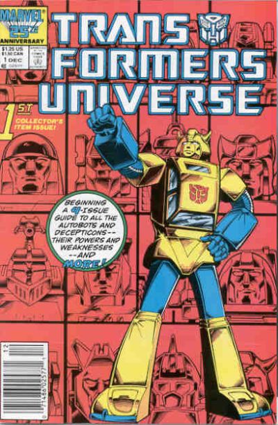 The Transformers Universe 1986 #1 Newsstand ed. - CGC 9.0 - $80.00