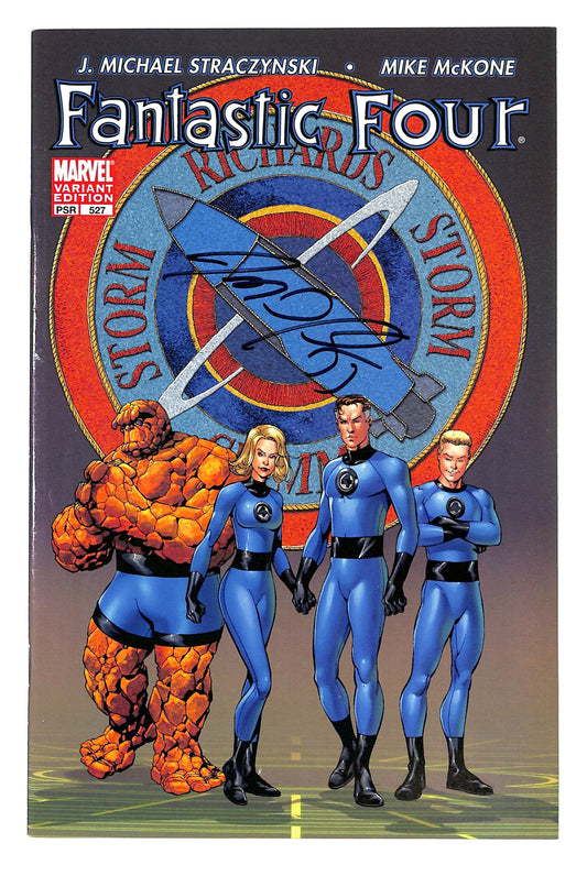 Fantastic Four 1998 #527 Variant Edition Signed by J. Michael Staczynski - back issue - $20.00