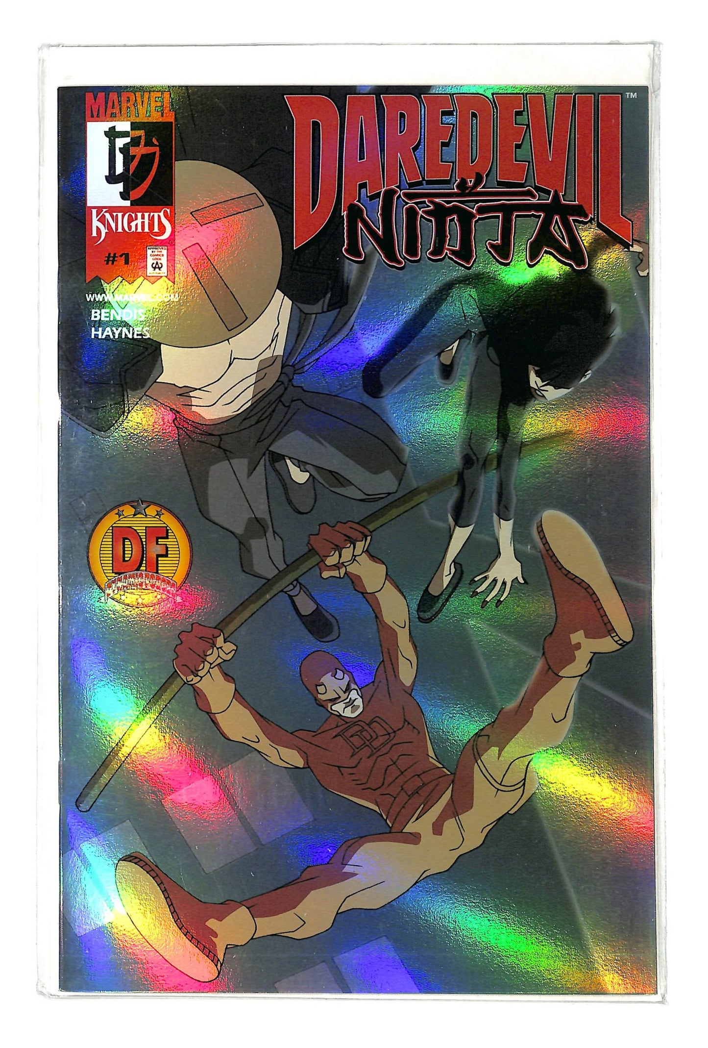Daredevil: Ninja 2000 #1 Dynamic Forces Chrome Cover - back issue - $15.00