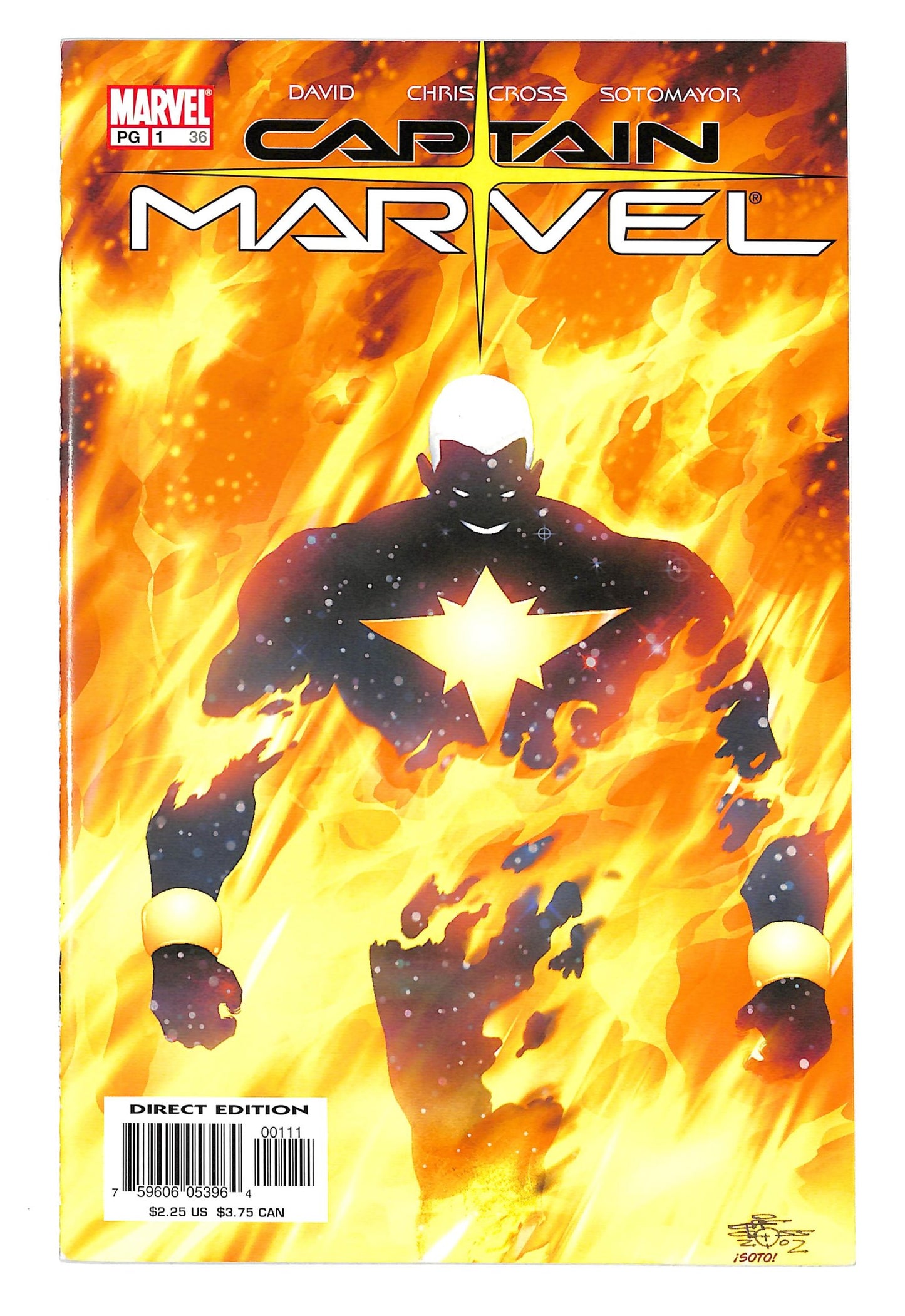 Captain Marvel 2002 #1 36 - back issue - $10.00