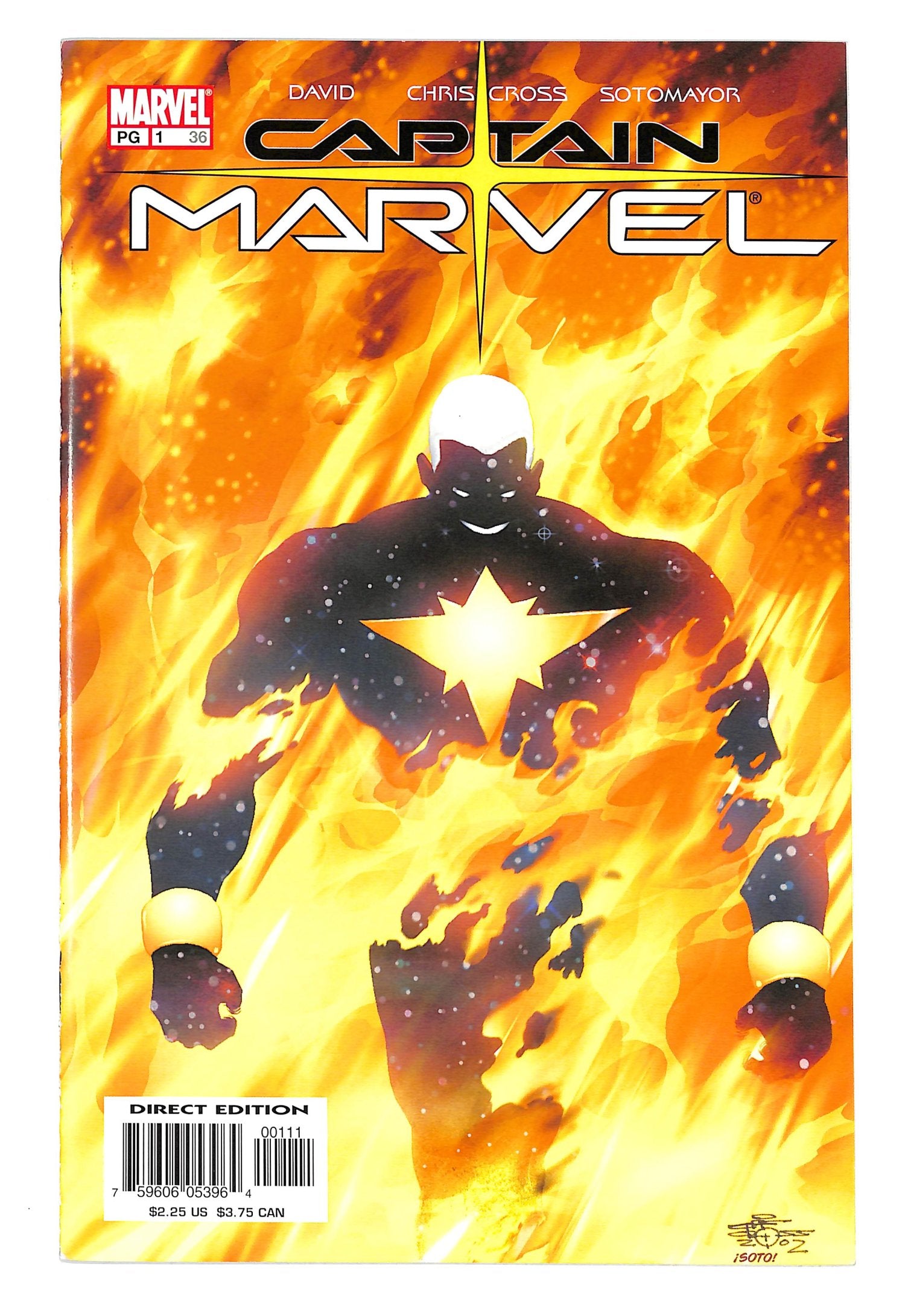 Captain Marvel 2002 #1 36 - back issue - $10.00