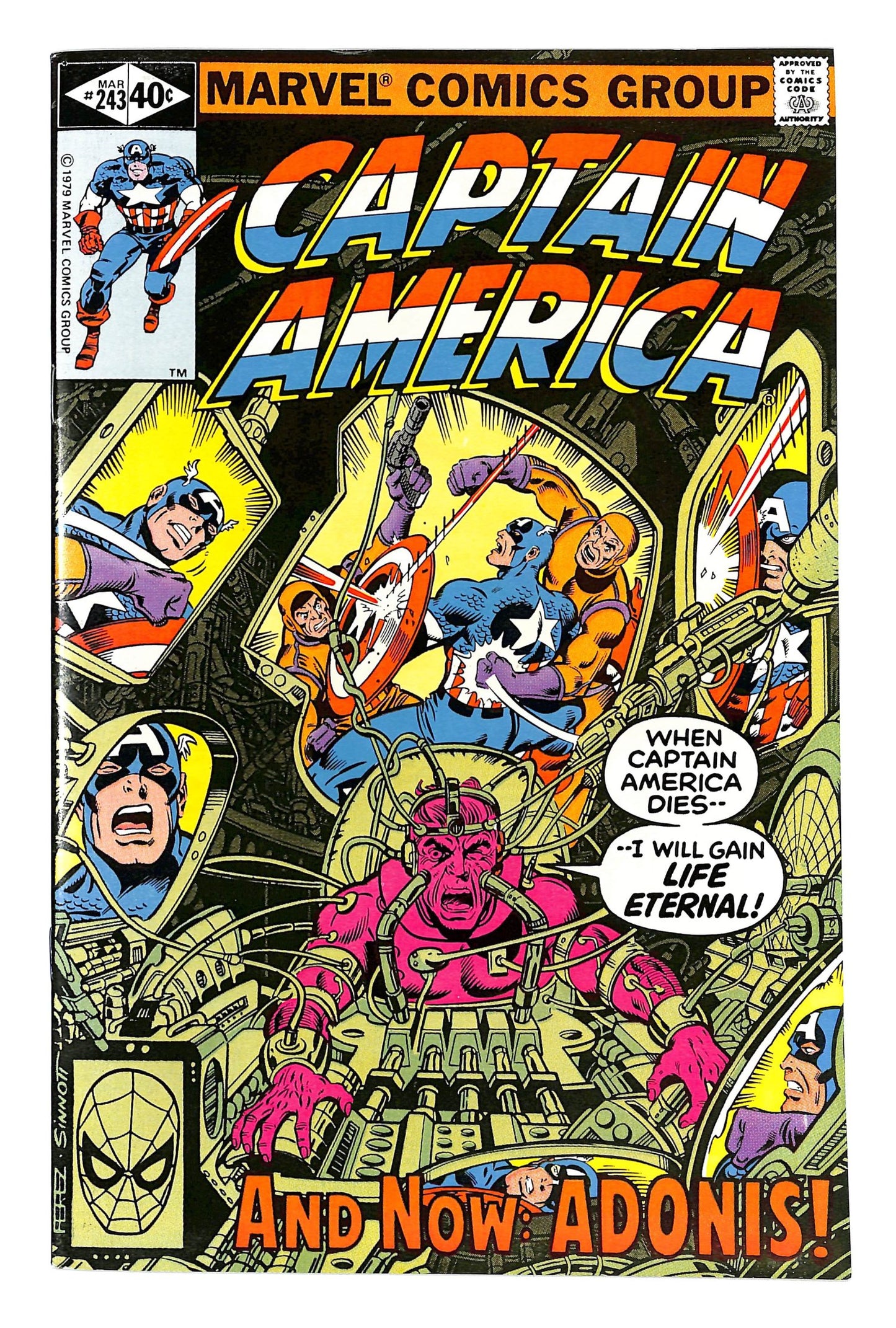Captain America 1968 #243 Direct ed. - back issue - $10.00