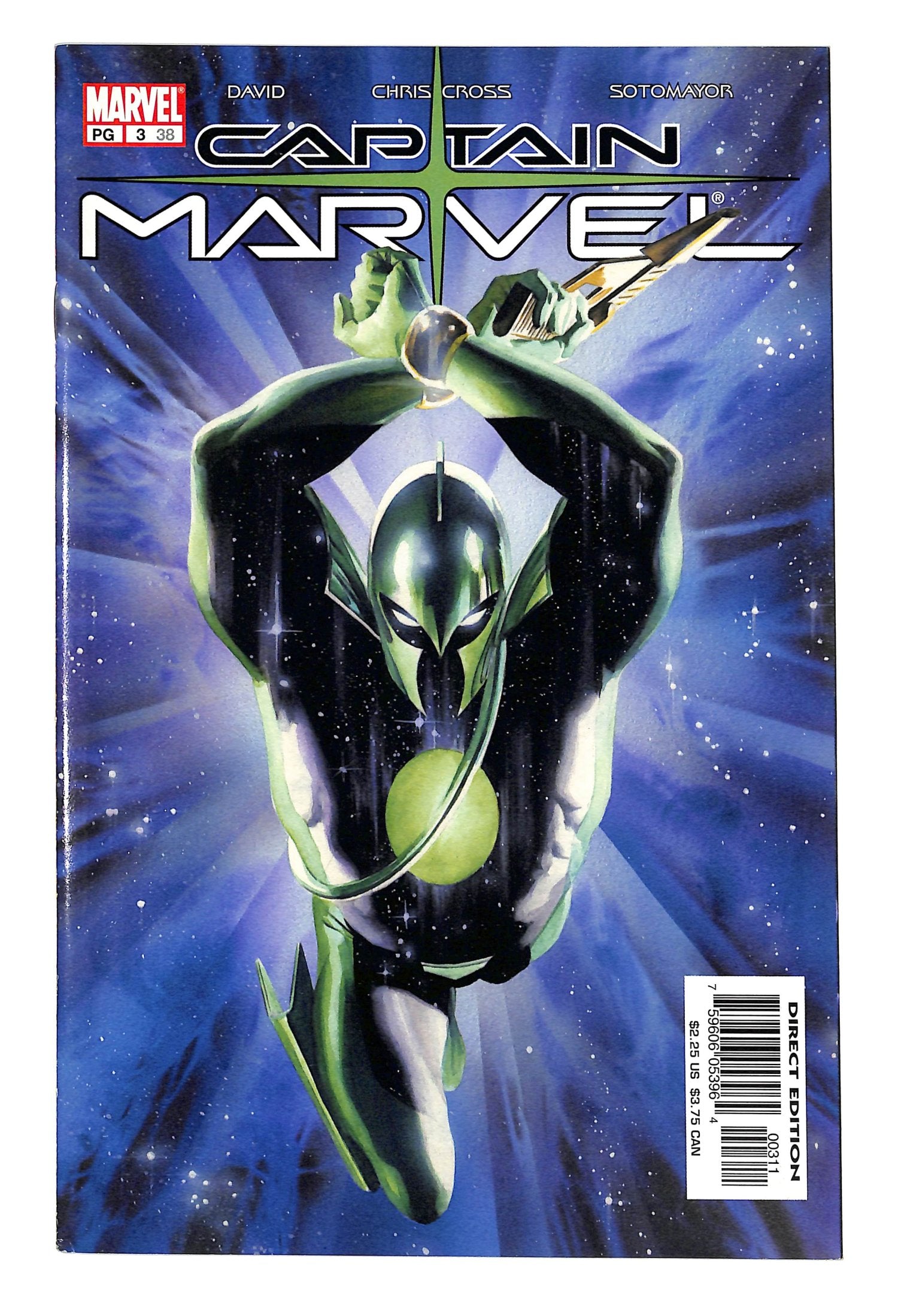 Captain Marvel 2002 #3 38 Direct Edition - back issue - $10.00