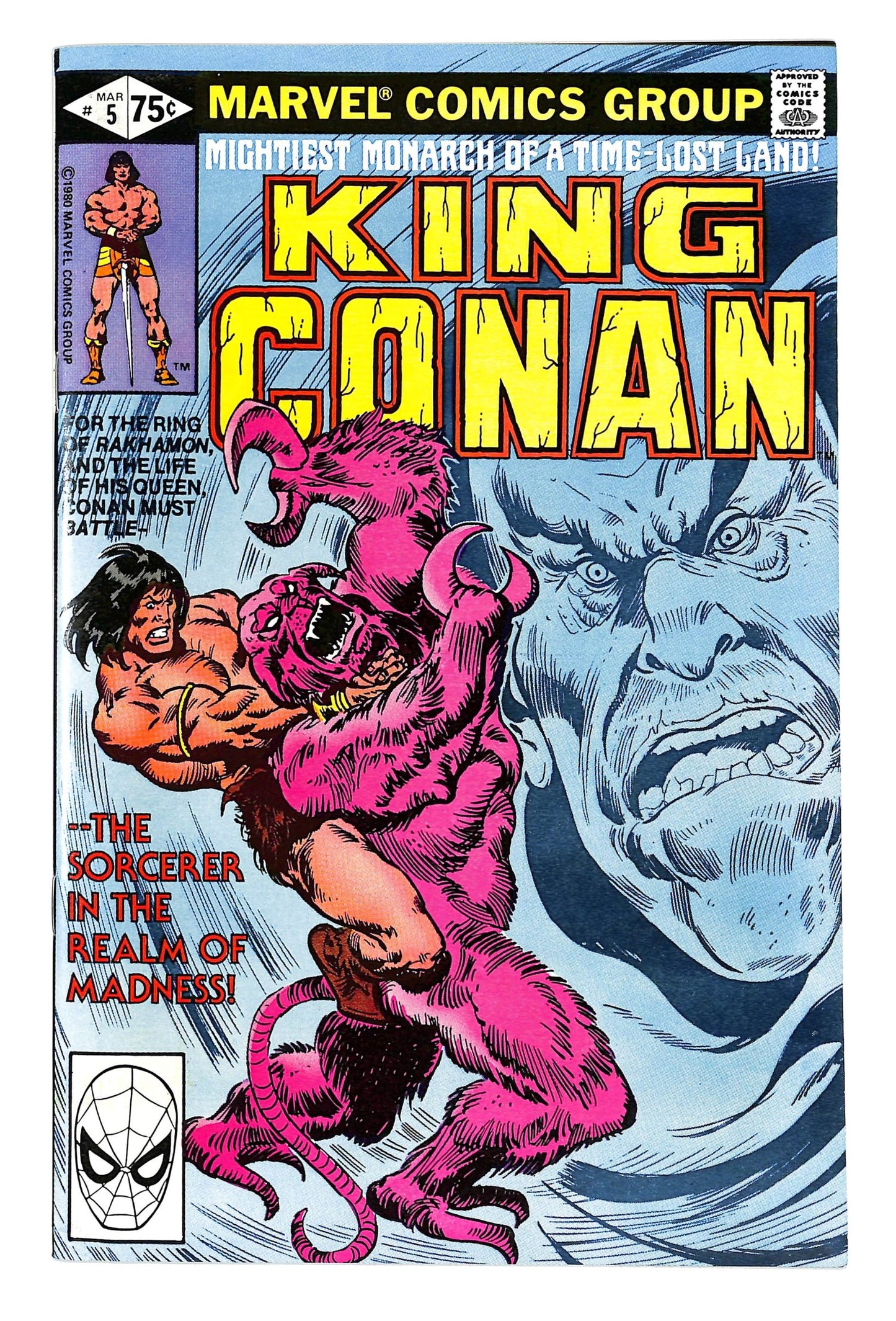 King Conan 1980 #5 Direct ed. - back issue - $10.00