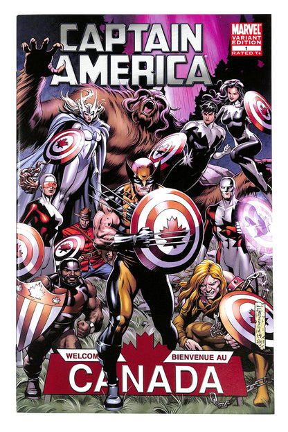 Captain America 2011 #1 Fan Expo Canada variant - back issue - $10.00