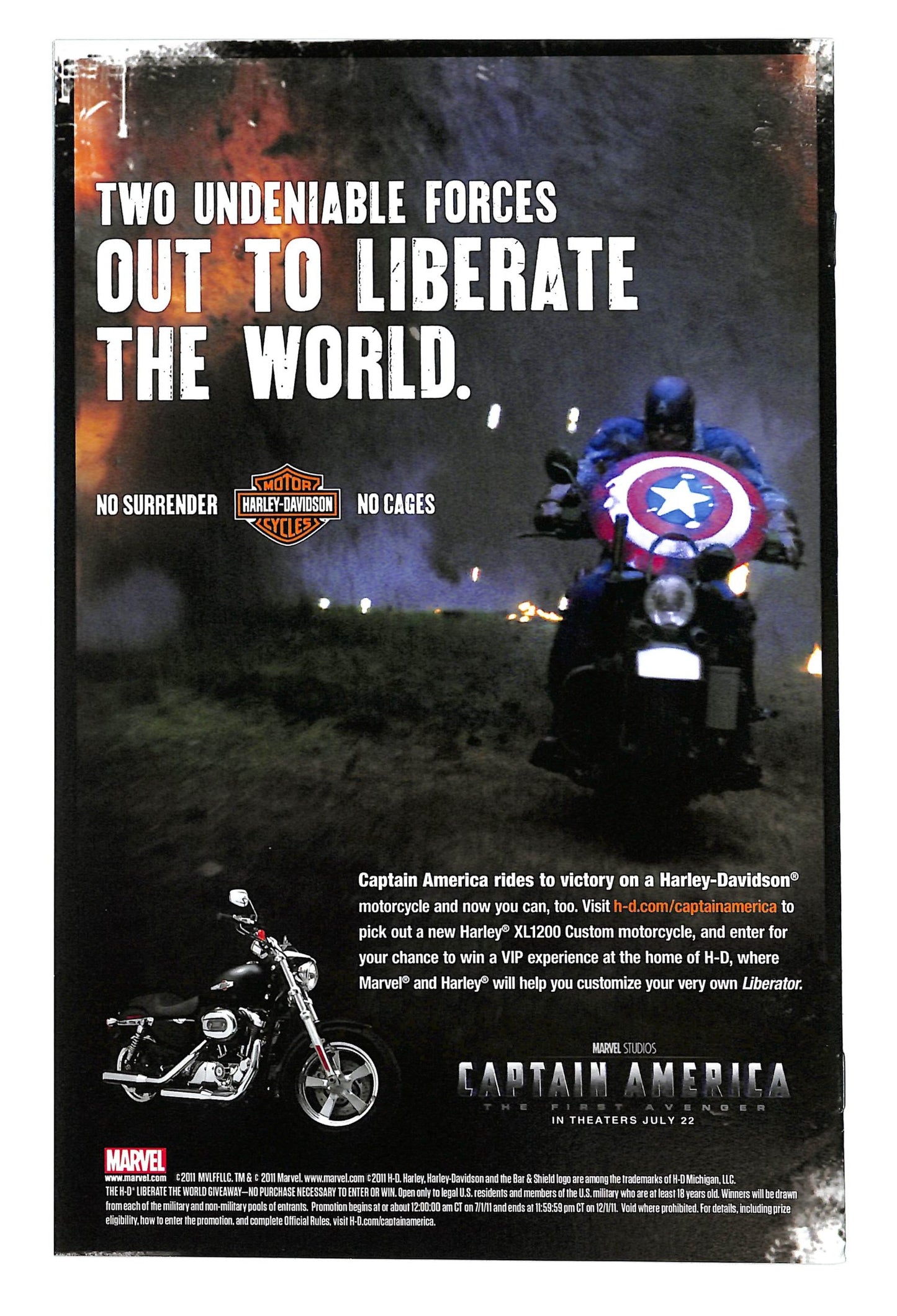 Captain America 2011 #1 Fan Expo Canada variant - back issue - $10.00