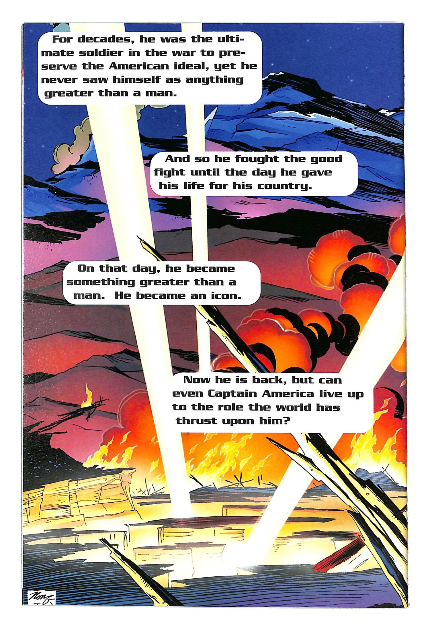 Captain America 1998 #1 Direct Edition - back issue - $10.00