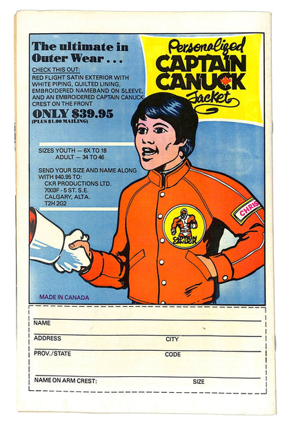 Captain Canuck 1975 #6 - back issue - $10.00