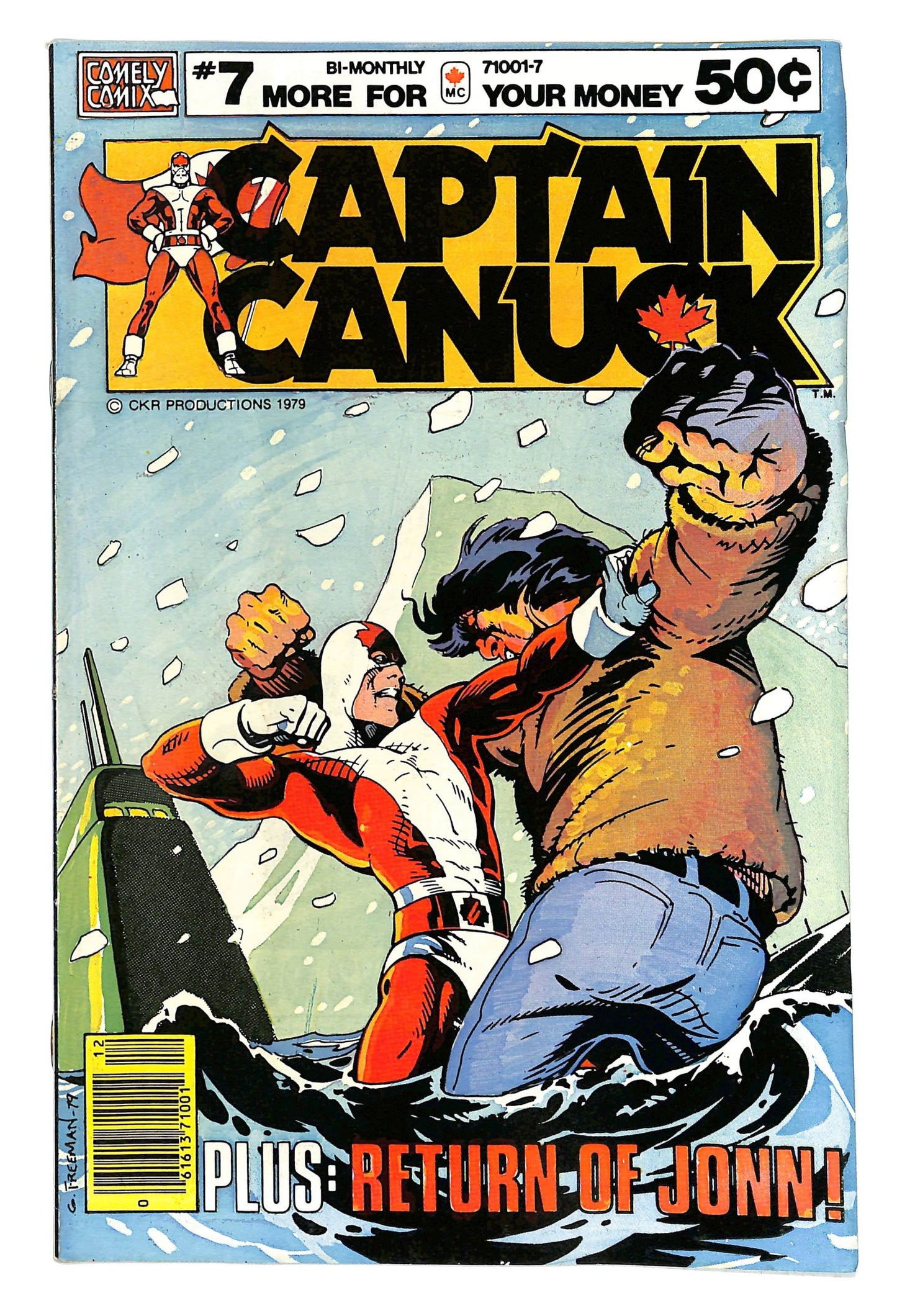 Captain Canuck 1975 #7 - back issue - $10.00