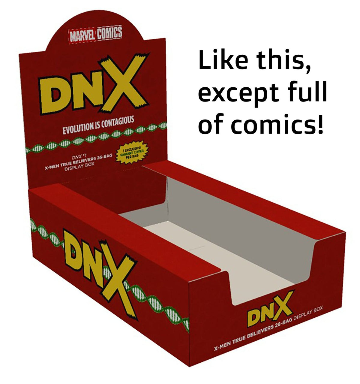 DNX #1 TRUE BELIEVERS 26-BAG DISPLAY BOX