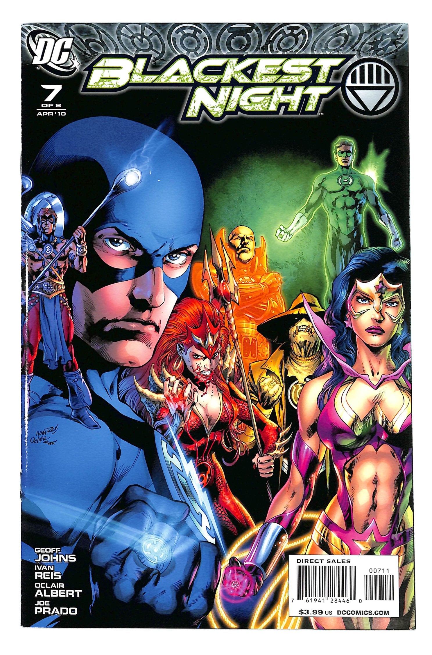 Blackest Night 2009 #7 Ivan Reis / Oclair Albert Cover - back issue - $10.00