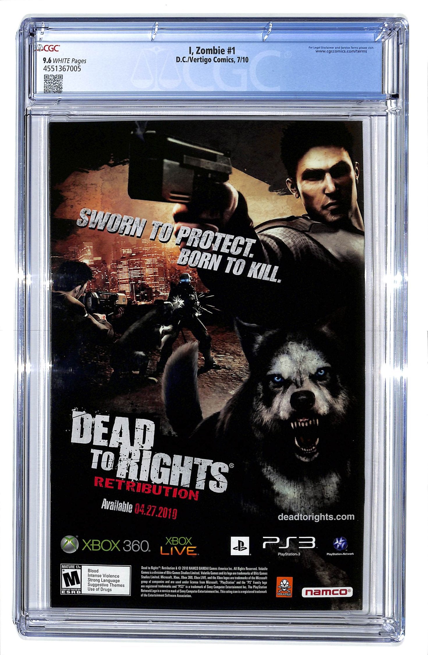 I, Zombie [iZombie] 2010 #1 - CGC 9.6 - $55.00