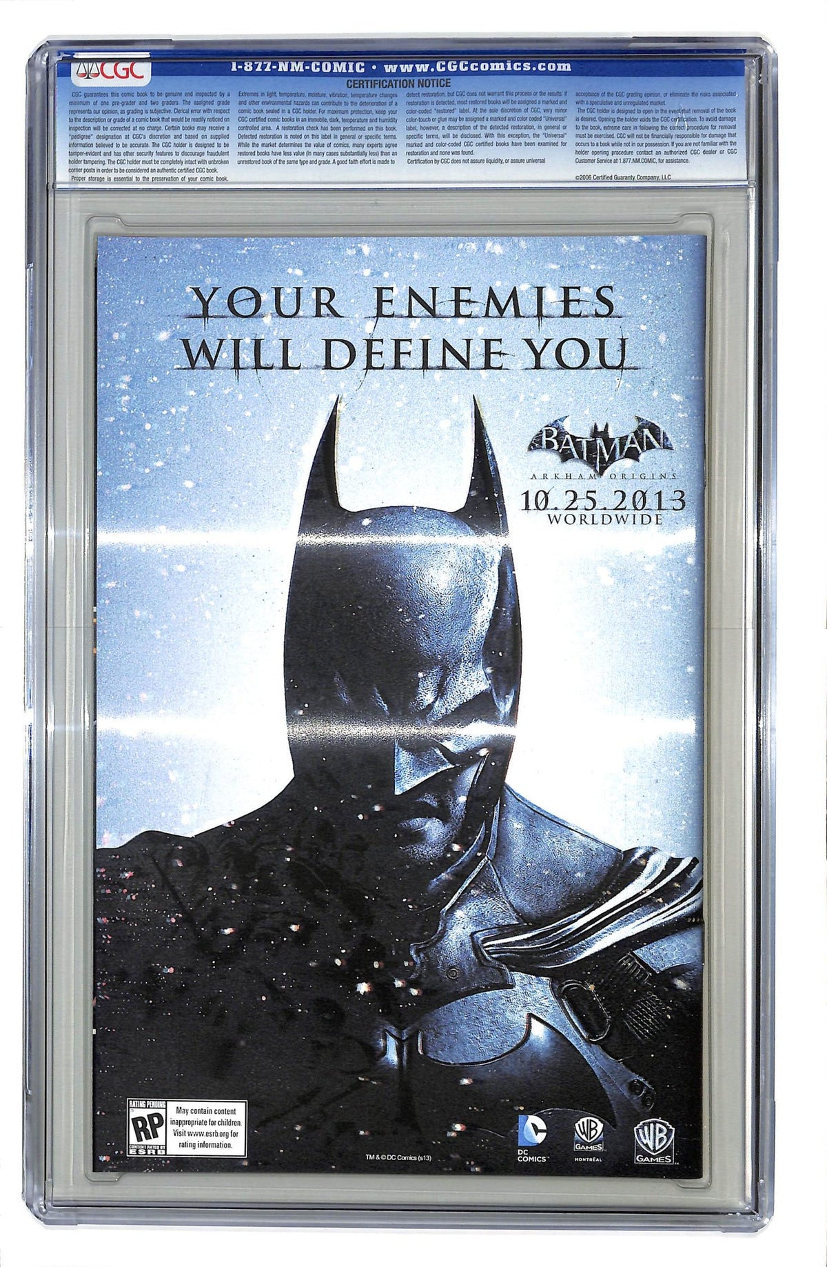 Batman: The Dark Knight 2011 #23.4 3-D Motion Cover - back issue - $40.00