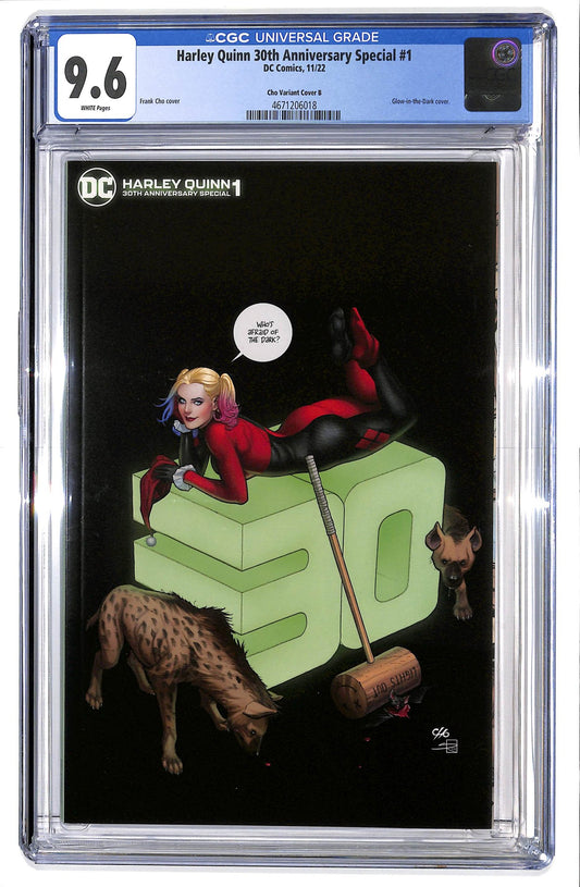Harley Quinn 30th Anniversary Special 2022 #1 Frank Cho Glow-In-The-Dark Variant Cover - CGC 9.6 - $60.00