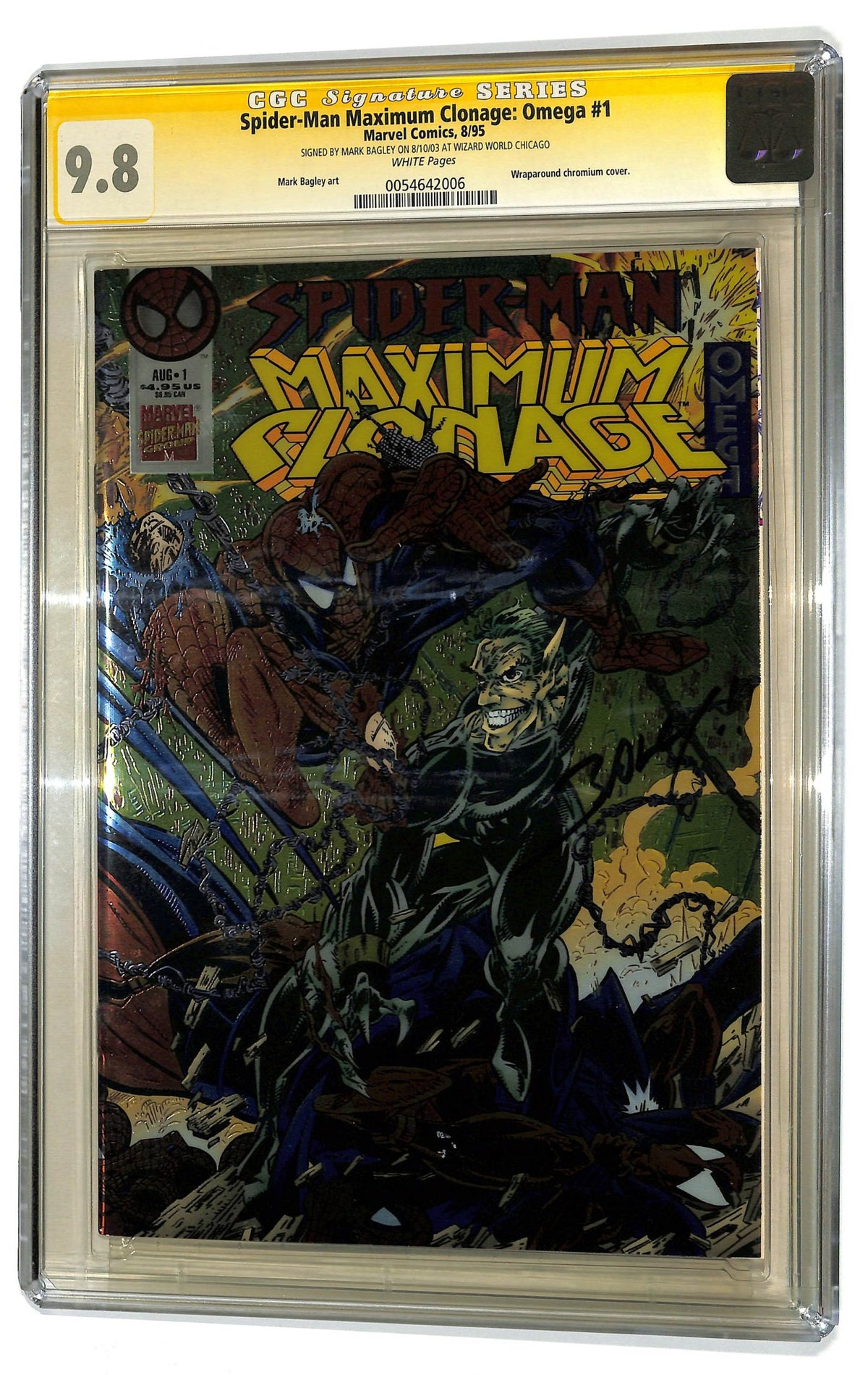 Spider-Man Maximum Clonage: Omega 1995 #1 Signed by Mark Bagley - back issue - $150.00