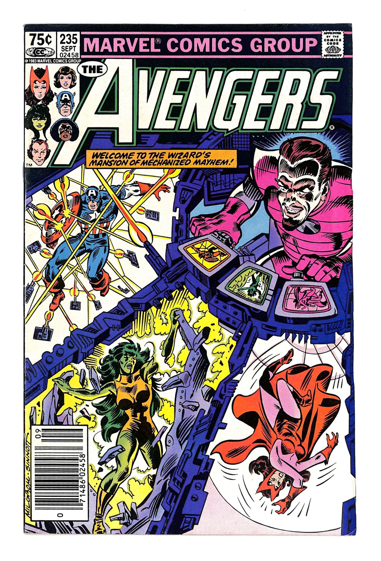 The Avengers 1963 #235 Canadian - back issue - $10.00
