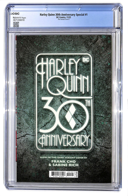 Harley Quinn 30th Anniversary Special 2022 #1 Frank Cho Glow-In-The-Dark Variant Cover - CGC 9.6 - $60.00
