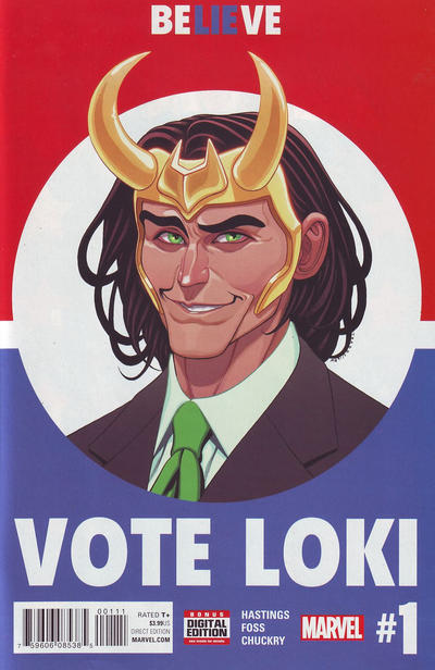 Vote Loki 2016 #1 - back issue - $30.00
