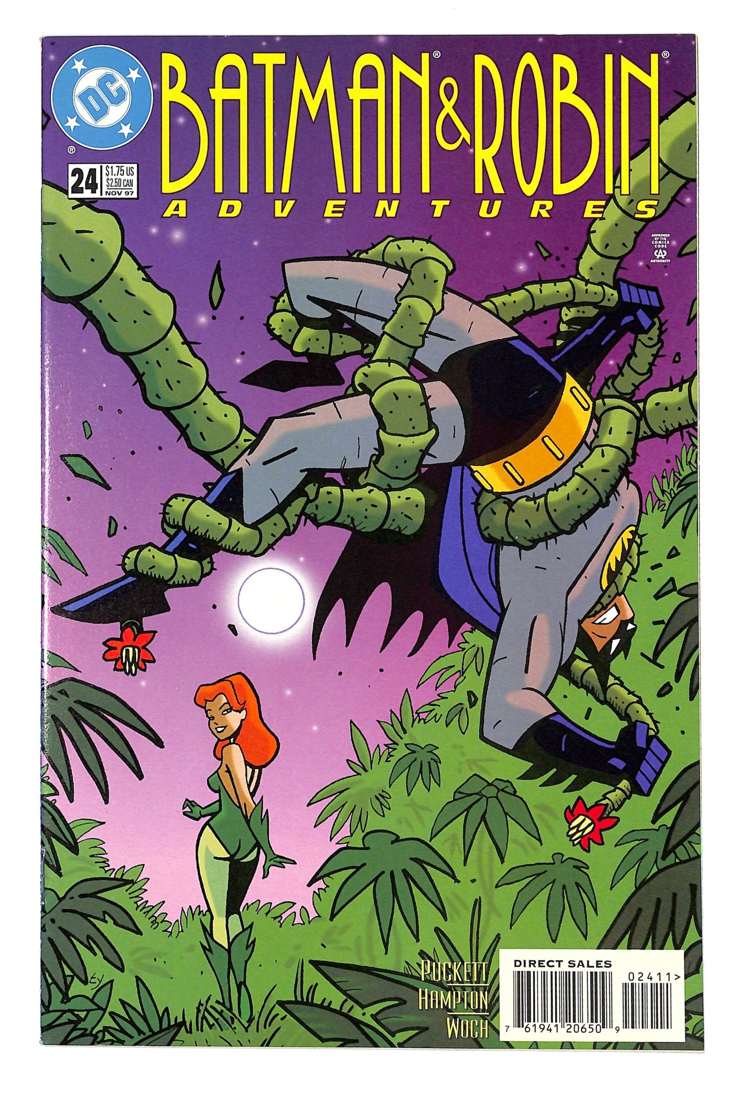 The Batman and Robin Adventures 1995 #24 Direct Sales - back issue - $10.00
