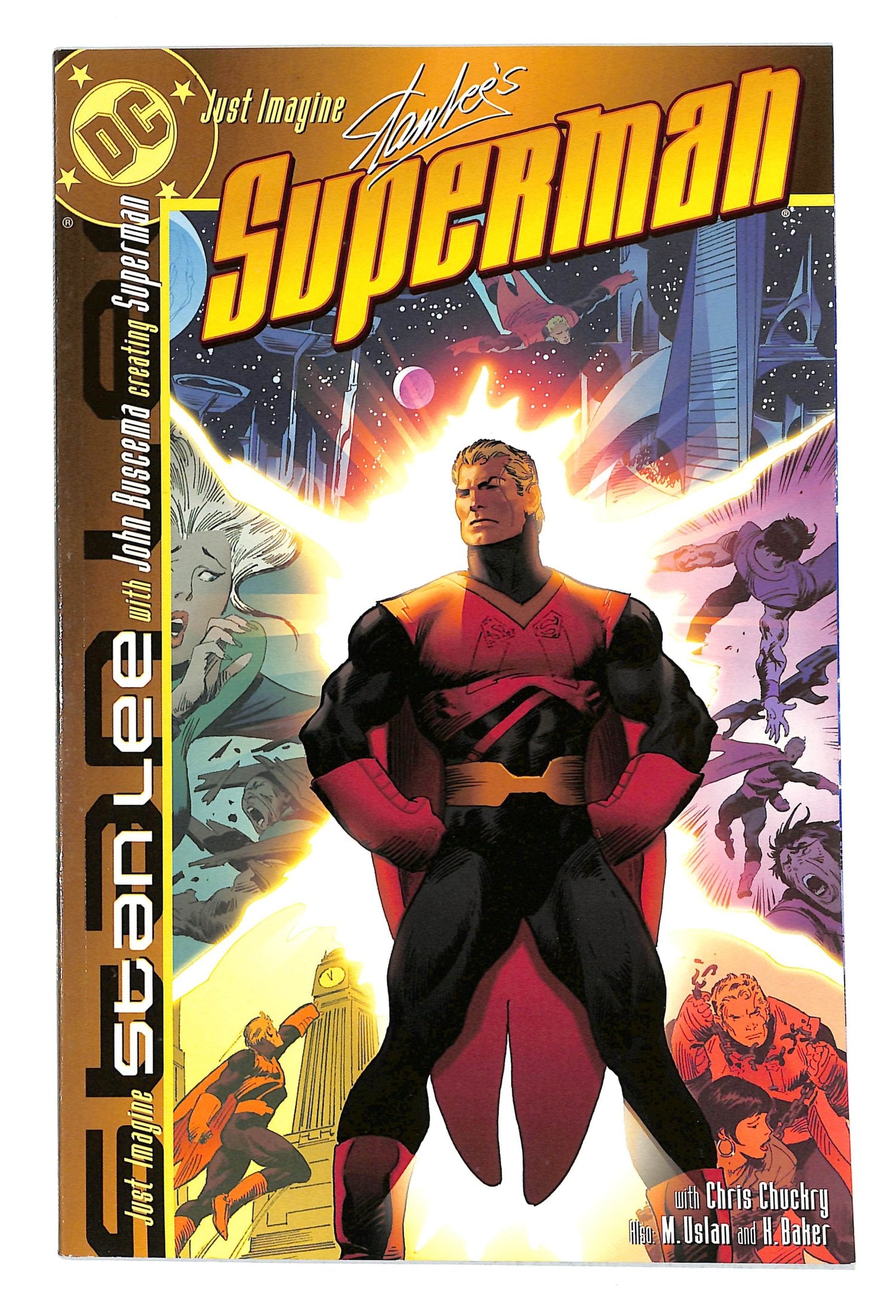 Just Imagine Stan Lee with John Buscema Creating Superman 2001book - back issue - $5.00