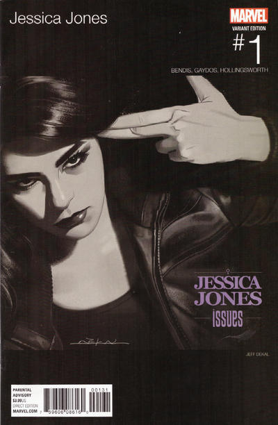 Jessica Jones 2016 #1 Jeff Dekal Hip Hop Variant - CGC 9.8 - $150.00