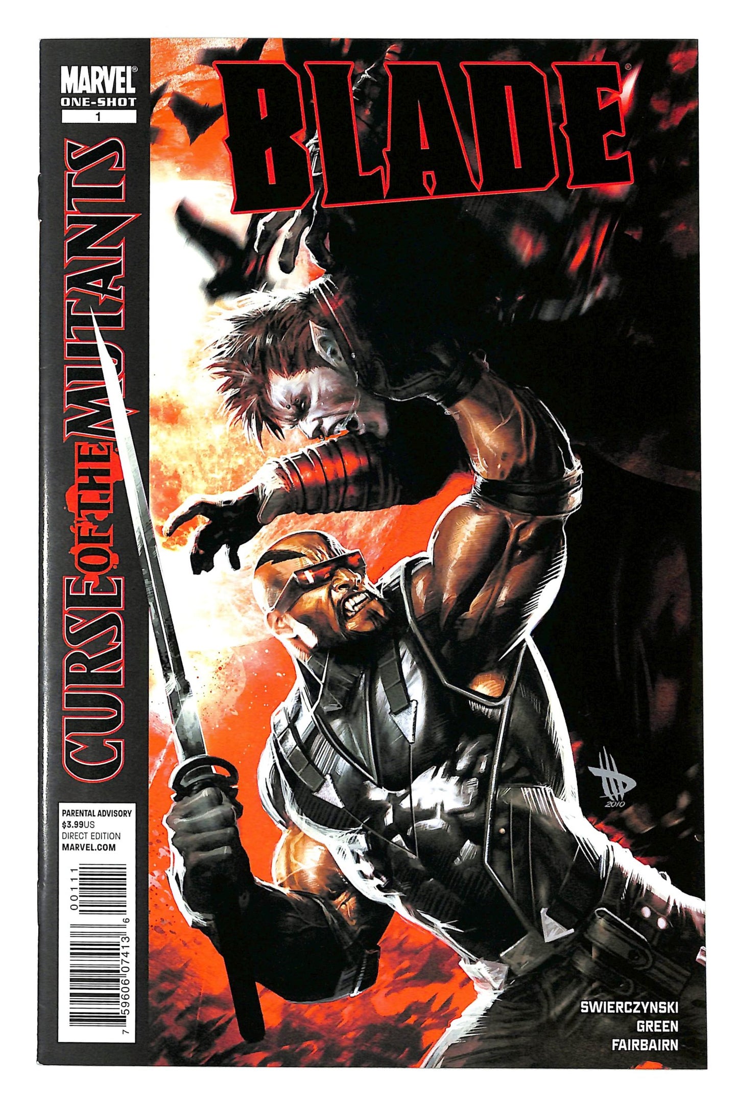 X-Men: Curse of the Mutants - Blade 2010 #1 - back issue - $10.00