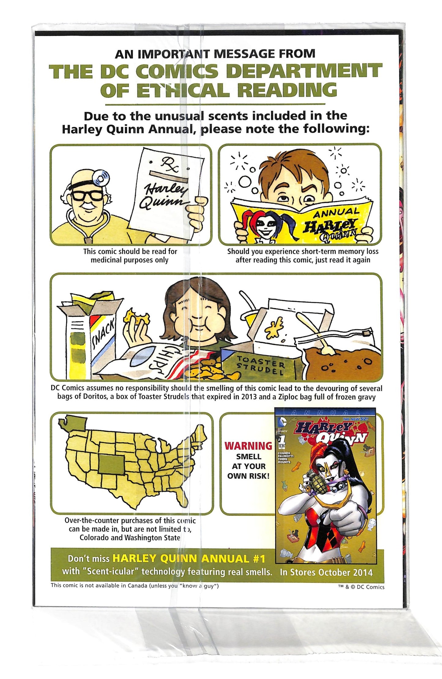 Harley Quinn Annual 2014 #1 American Edition - back issue - $10.00