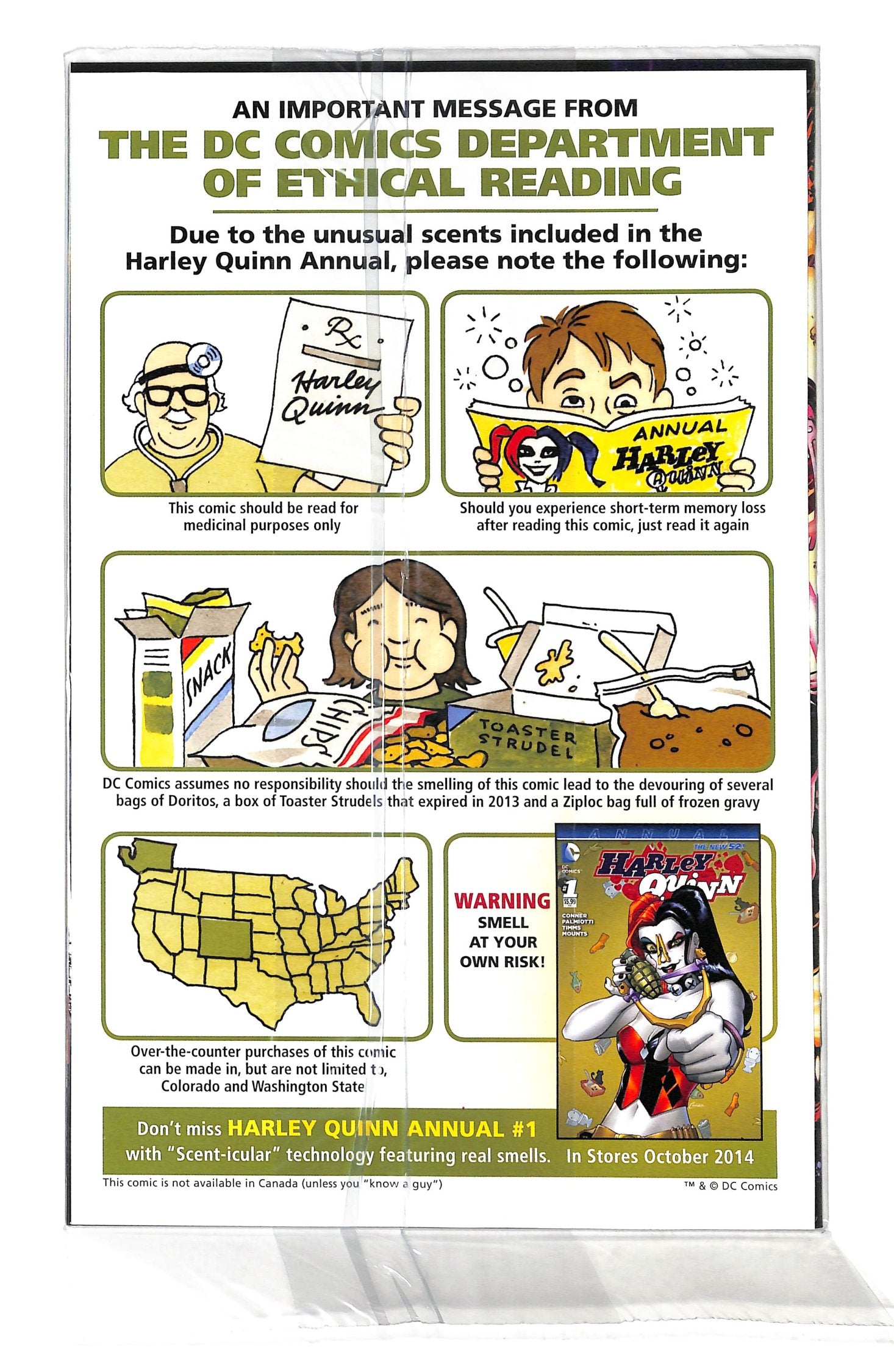 Harley Quinn Annual 2014 #1 American Edition - back issue - $10.00