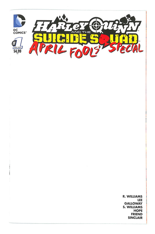 Harley Quinn & the Suicide Squad April Fools' Special 2016 #[nn] Blank Cover - back issue - $15.00