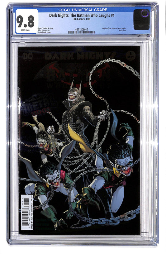 Dark Nights: The Batman Who Laughs 2018 #1 - CGC 9.8 - $185.00