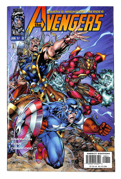 Avengers 1996 #8 Direct Edition - back issue - $10.00