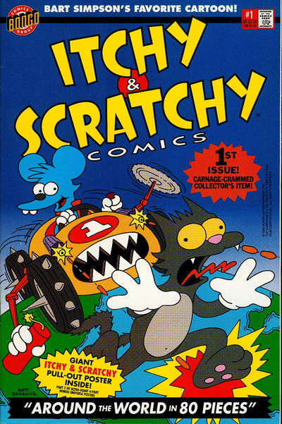 Itchy & Scratchy Comics 1993 #1 Direct Edition - CGC 9.8 - $125.00